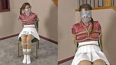 bondage video videos gagged girl-next-door pics